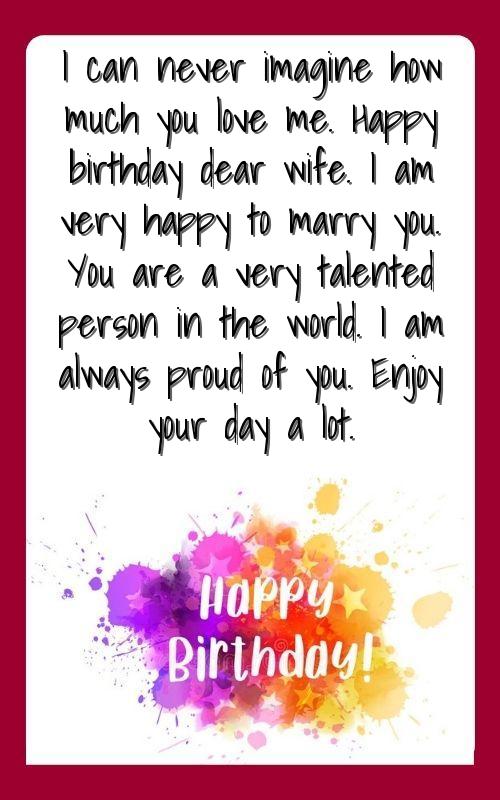 romantic birthday wishes for wife quotes